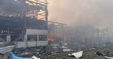 В результате российского обстрела уничтожен гуманитарный склад христианской миссии в Украине В результате российского обстрела уничтожен гуманитарный склад христианской миссии в Украине